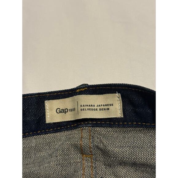Gap Selvedge Jeans 28x30 Blue Raw Wash Stretch Kaihara Japanese Rockabilly - Picture 7 of 14